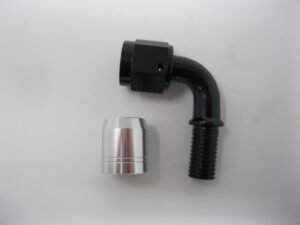 HOSE ENDS FOR KR HOSE ONLY INCLUDE COLLARS – 90 deg