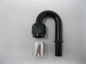 HOSE ENDS FOR KR HOSE ONLY INCLUDE COLLARS – 180 deg